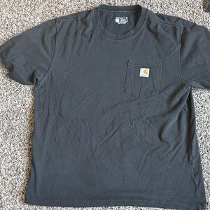 Carhartt Men's Charcoal Short Sleeve Pocket Tee